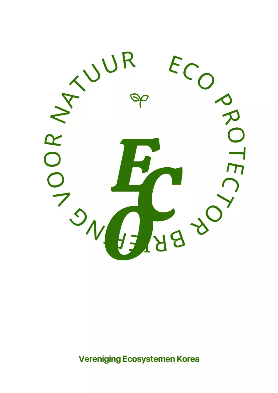 Strikzakje voor eco-duurzame, eco-dienstverlenende organisaties
