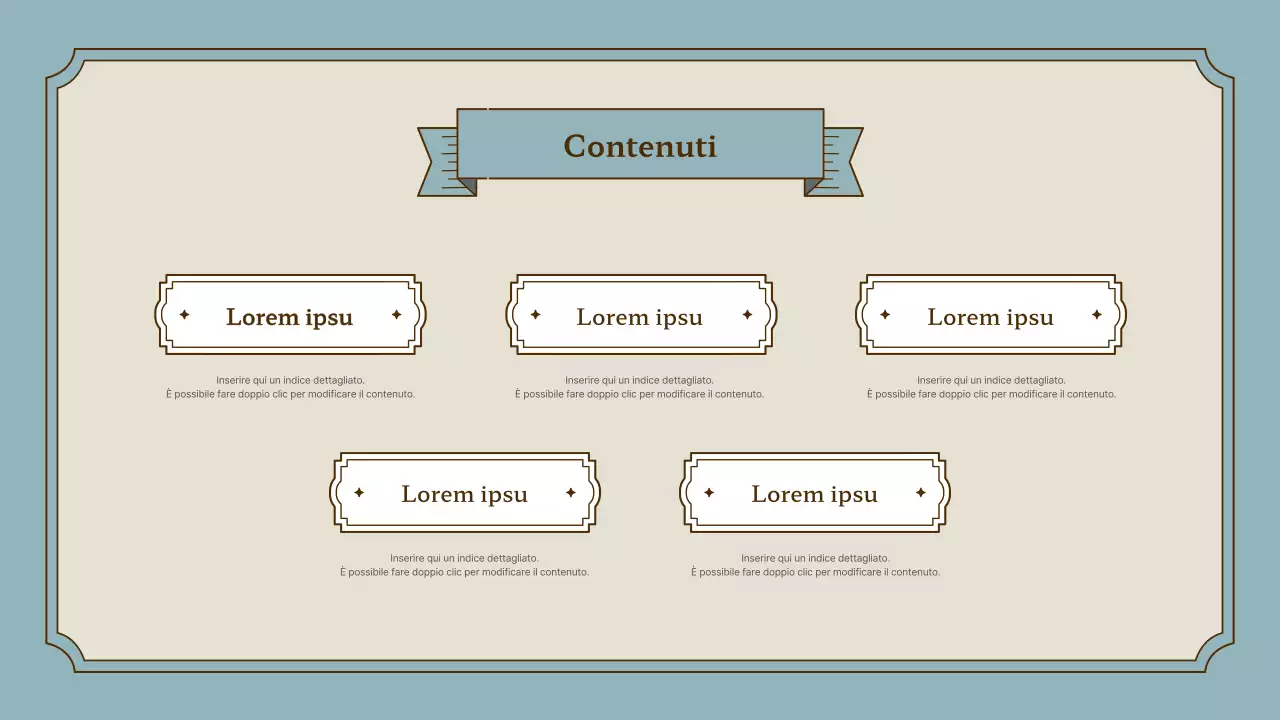 Kit di presentazione per cornici vintage in rosa e oro