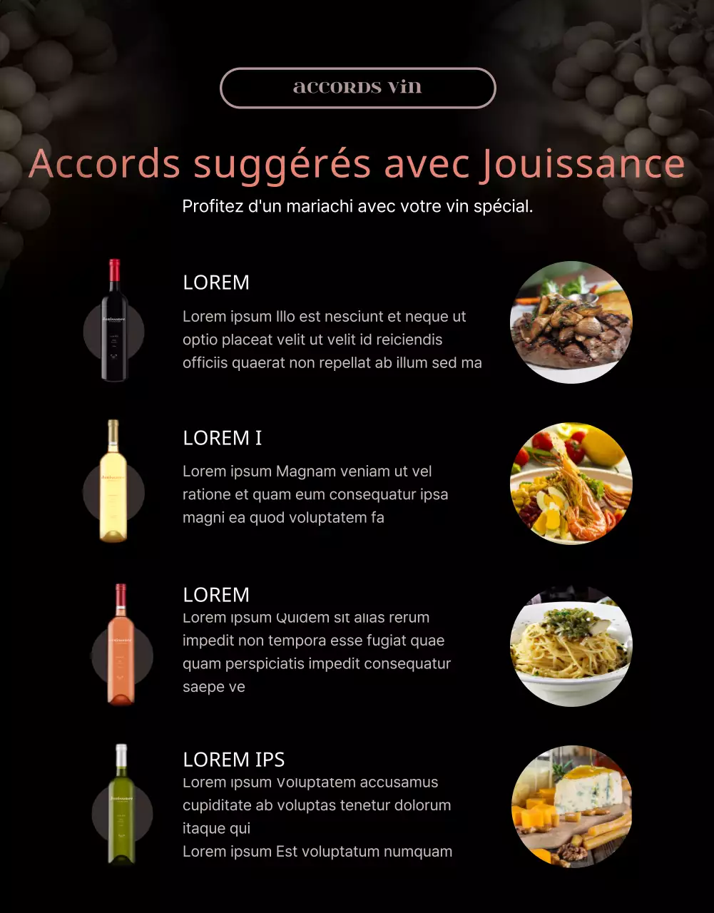 Détails de l'événement sur les vins sans alcool de Blacktone