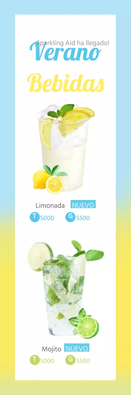 Bebidas de verano