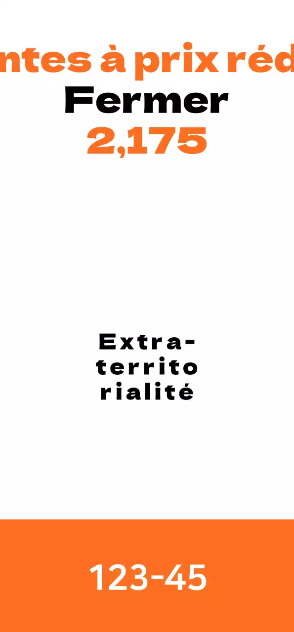 Bannières immobilières avec points orange