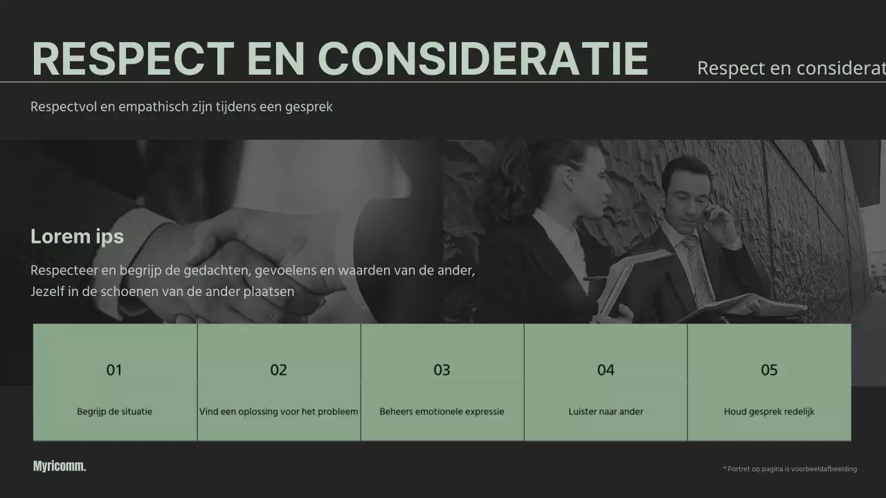 Effectieve communicatiestrategieën in groene kleur