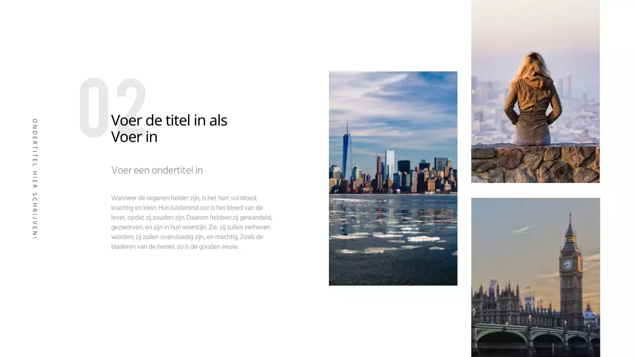 Eenvoudige presentatie