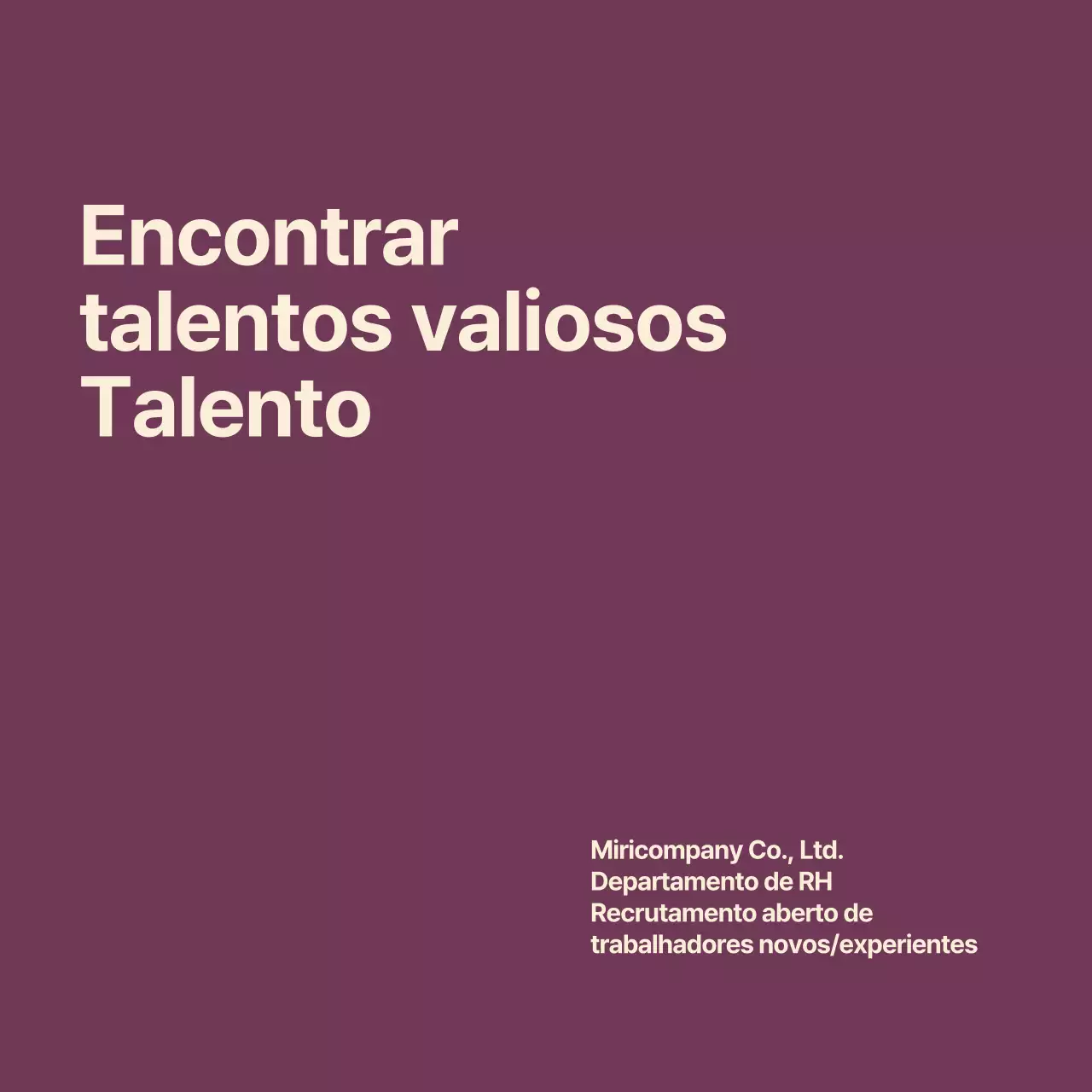 Recrutamento