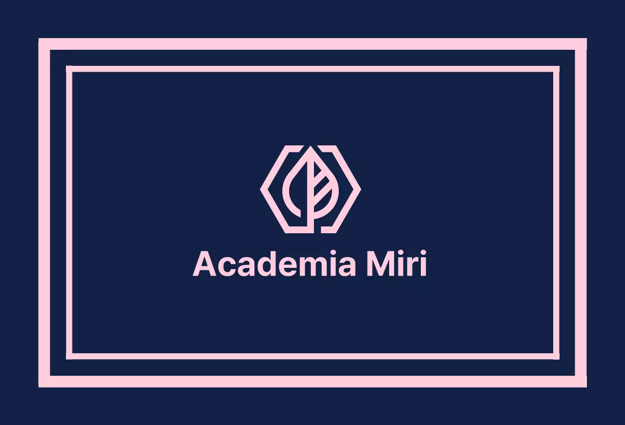 Gakuen Academy Valkyrie sobre fondo azul marino con borde rosa