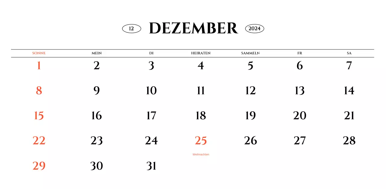 Wandkalender im einfachen Stil mit schwarz-weißer emotionaler Reisefotografie