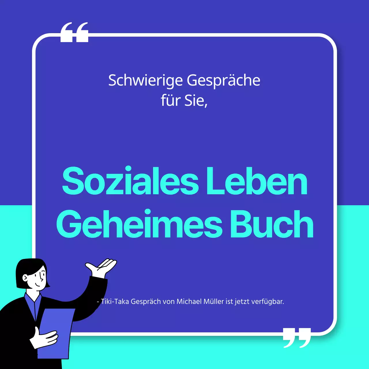 Förderung einer einfachen Einführung von Minze und blauem Buch