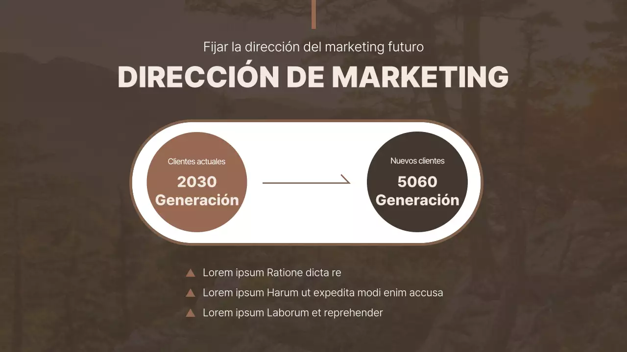 Marrón y sencillo para presentar casos prácticos