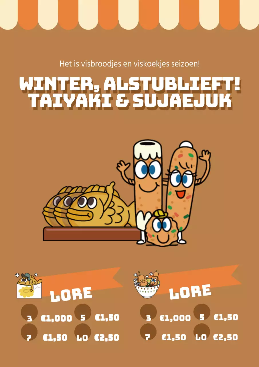 Zoete aardappel kleverige rijsttaart snackmenu