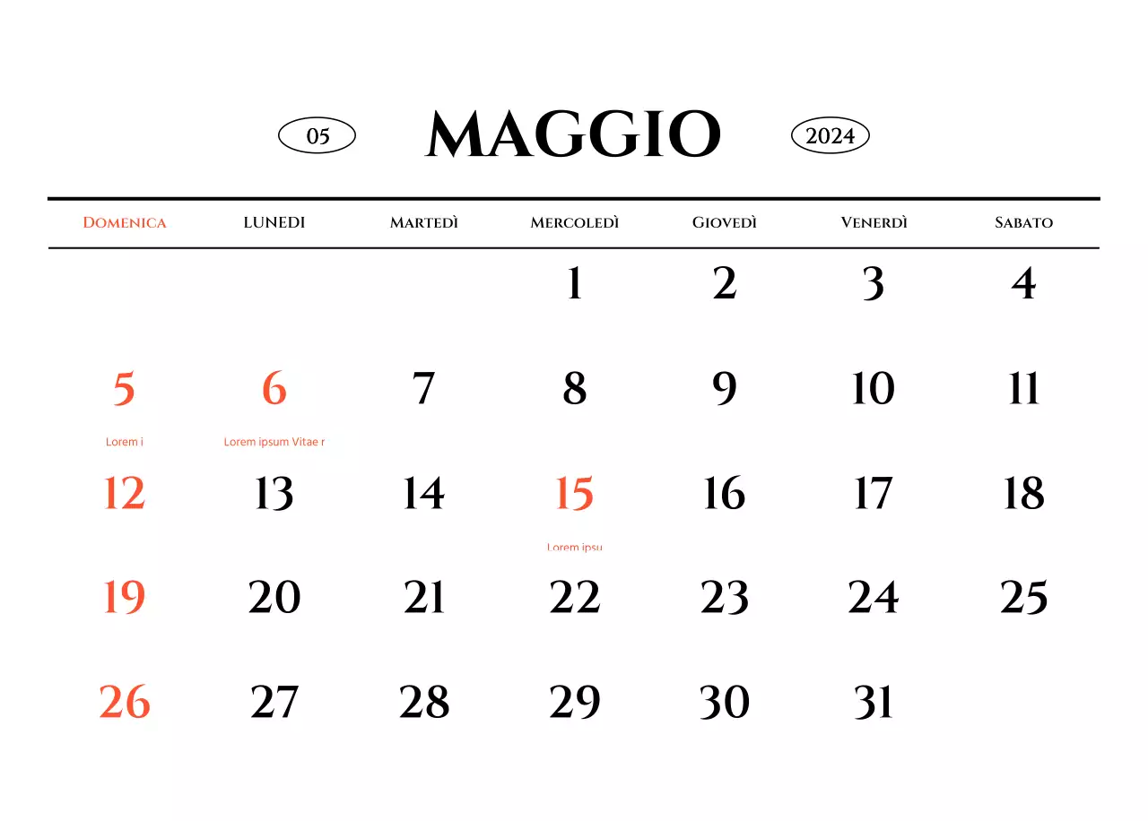 Calendario da parete in stile semplice con concetto di fotografia di viaggio emozionale in bianco e nero