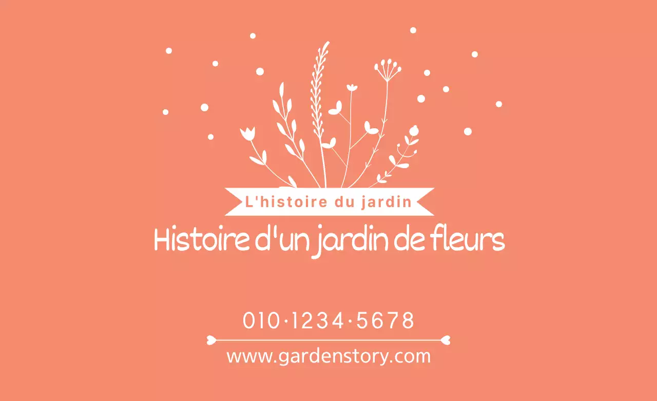 Histoire du jardin
