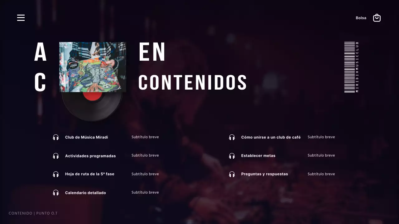 Explicación de los círculos negros y rojos de la música pop