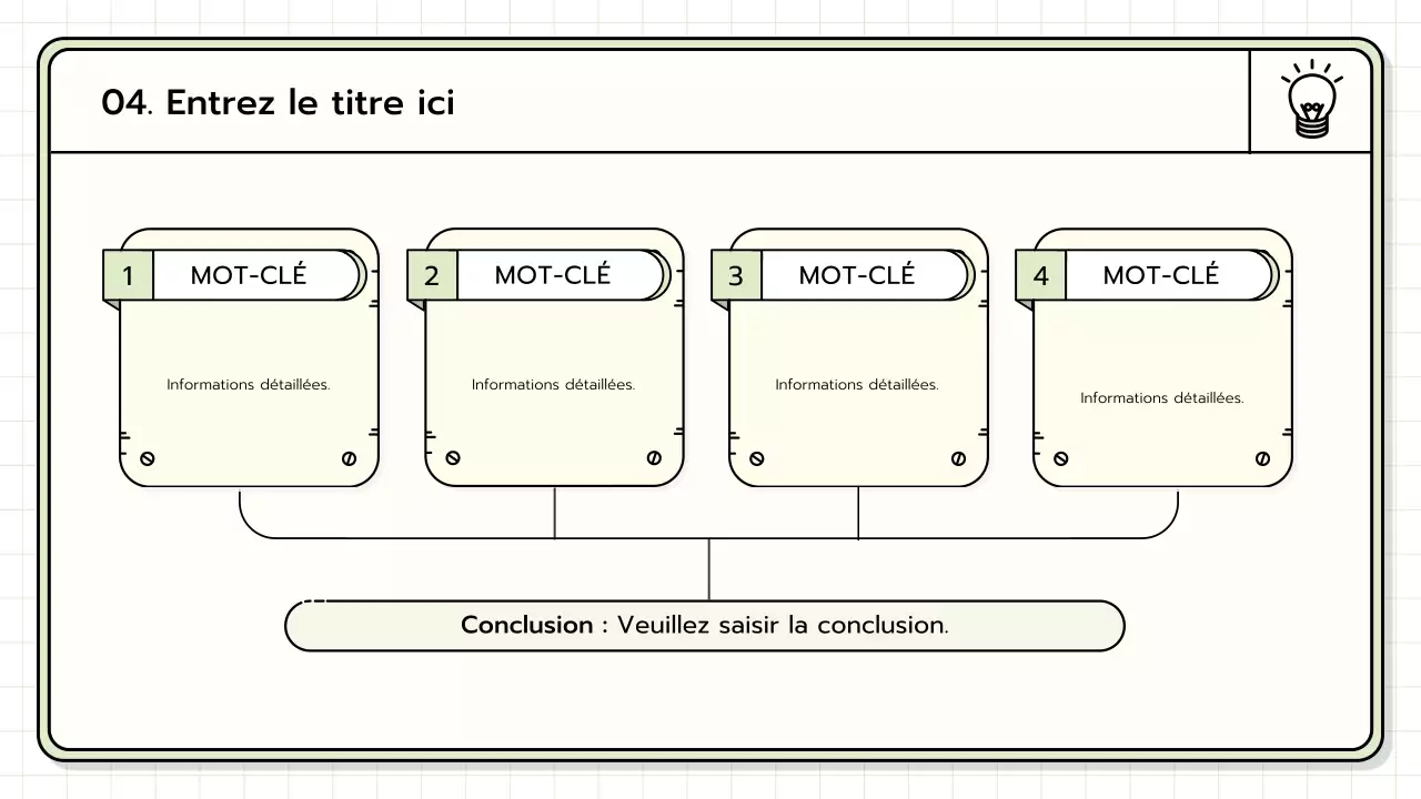 Un kit de présentation de base en jaune, vert lime et bleu