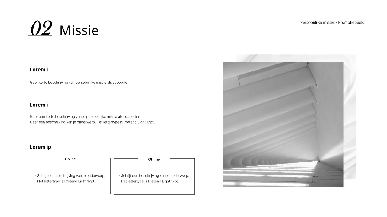 Een eenvoudig zwart-wit activiteitenrapport voor supporters