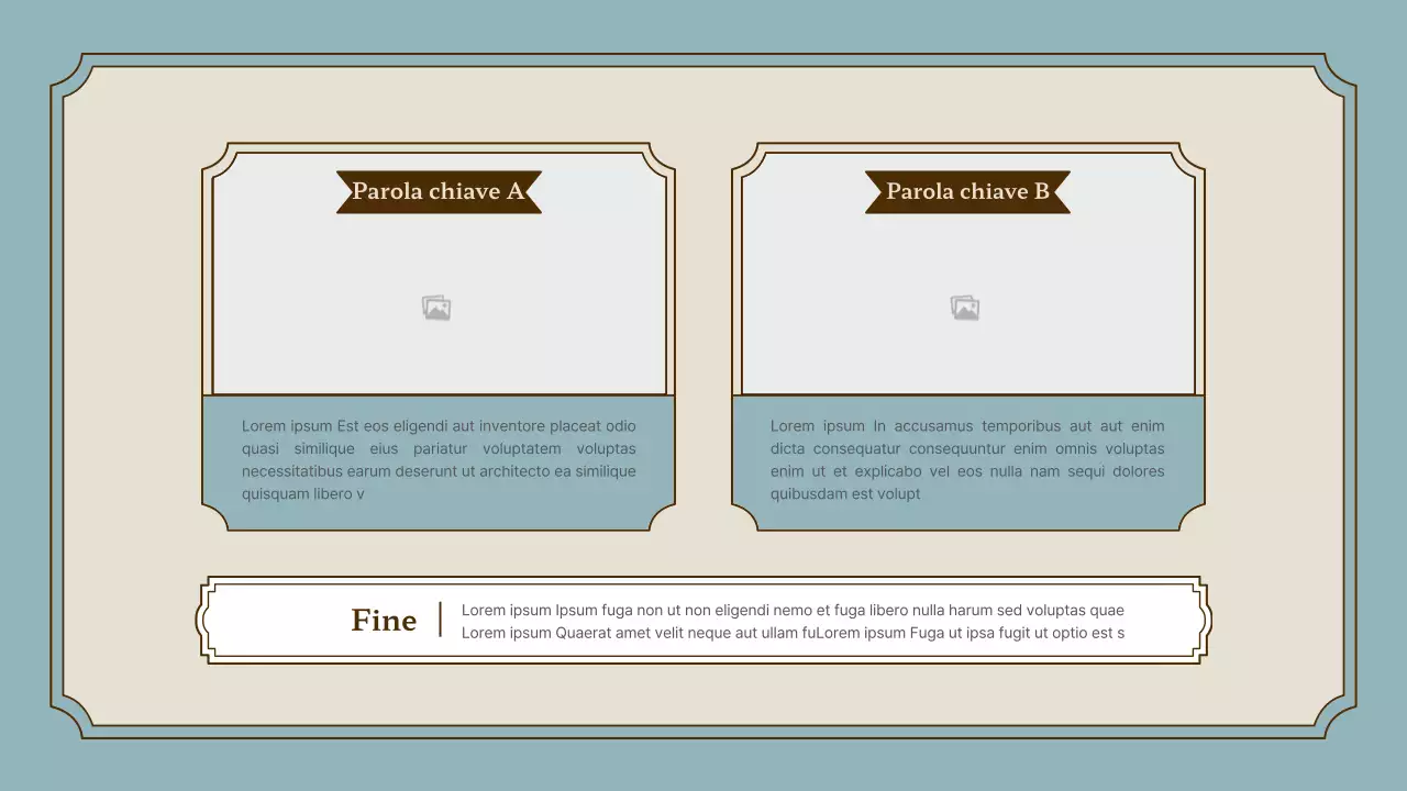 Kit di presentazione per cornici vintage in rosa e oro