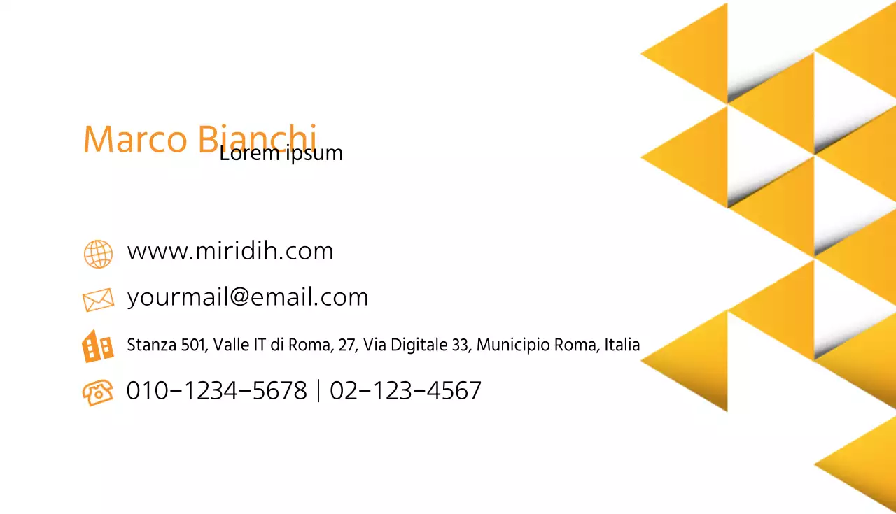 Biglietti da visita aziendali