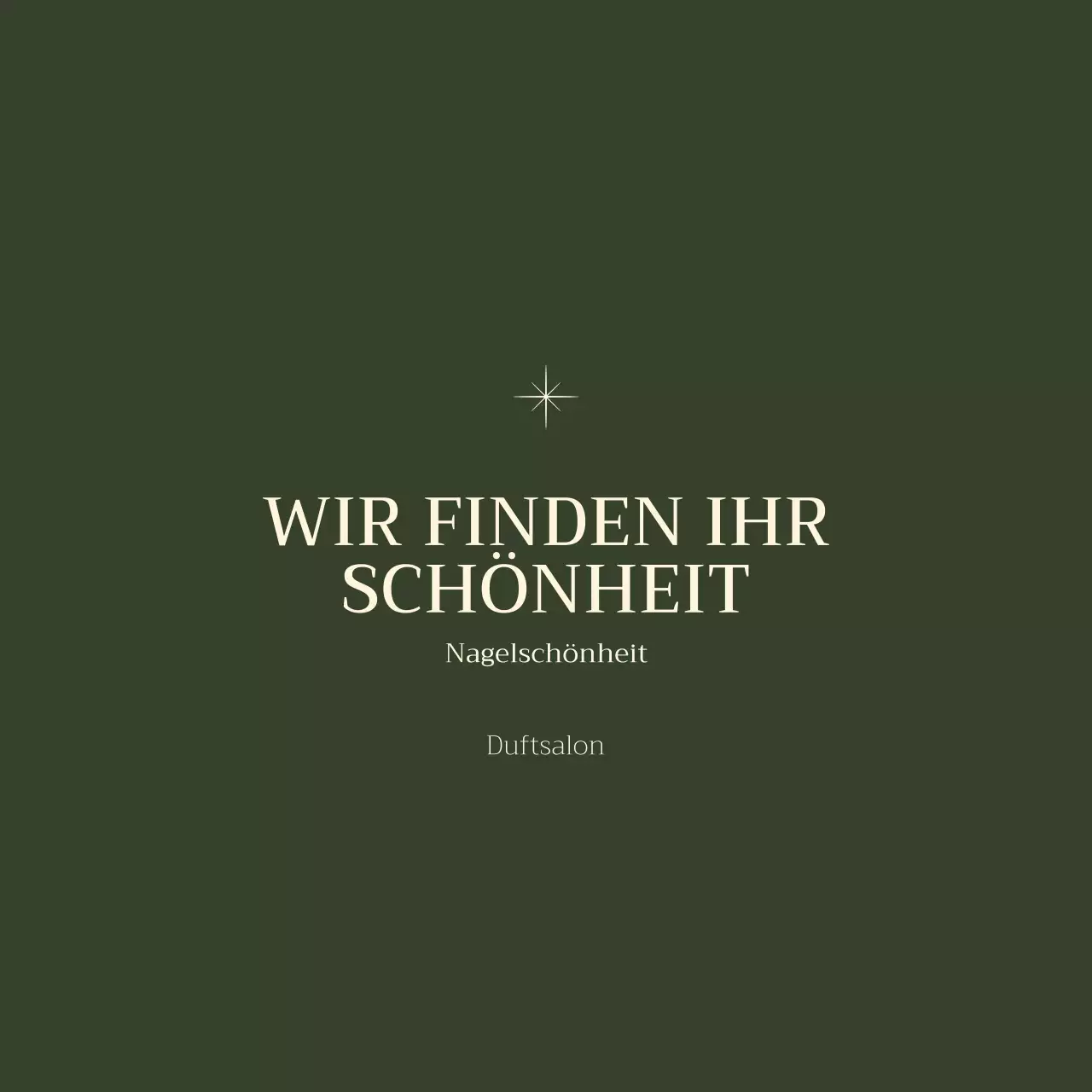 Nailart-Shop-Design mit einfachen, gefühlvollen Sprüchen