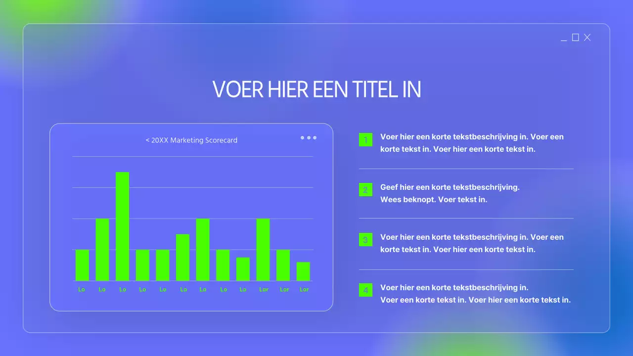 Eenvoudige mappen in blauw en fluorescerende kleuren