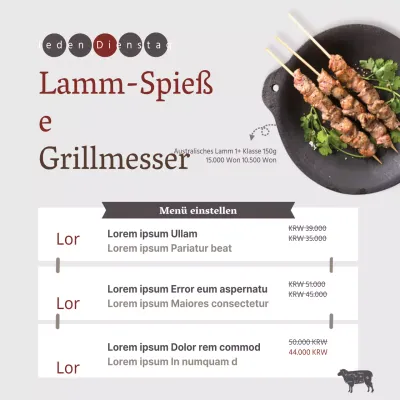 Tag des Lammspießes