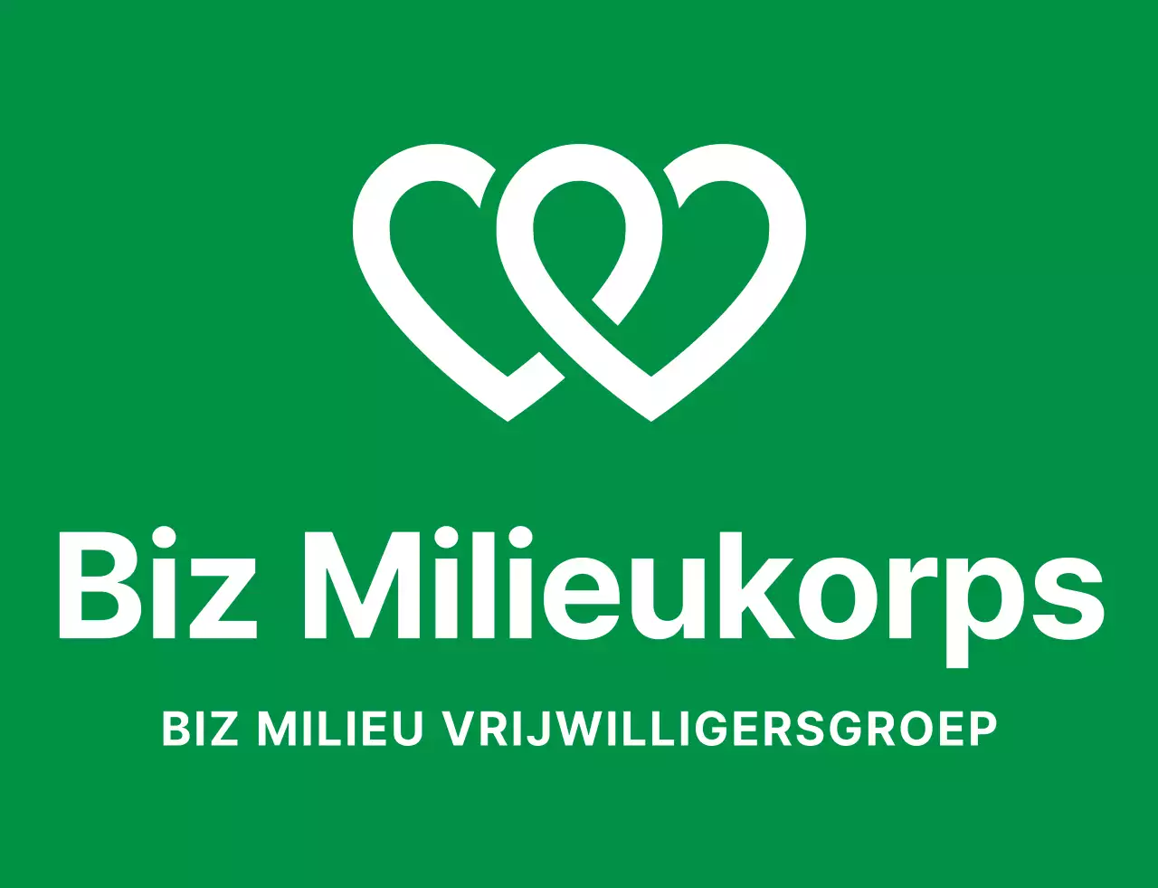Een strak logo in lichtgroen en marineblauw voor een wereldwijde milieucampagneorganisatie.