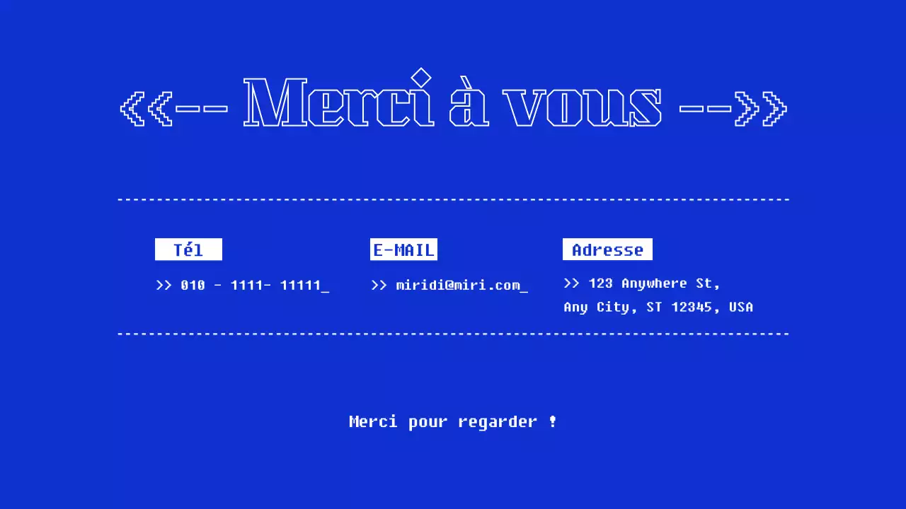 Présentation du portefeuille en bleu et jaune