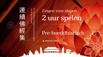 Zingende duimnagel in rood