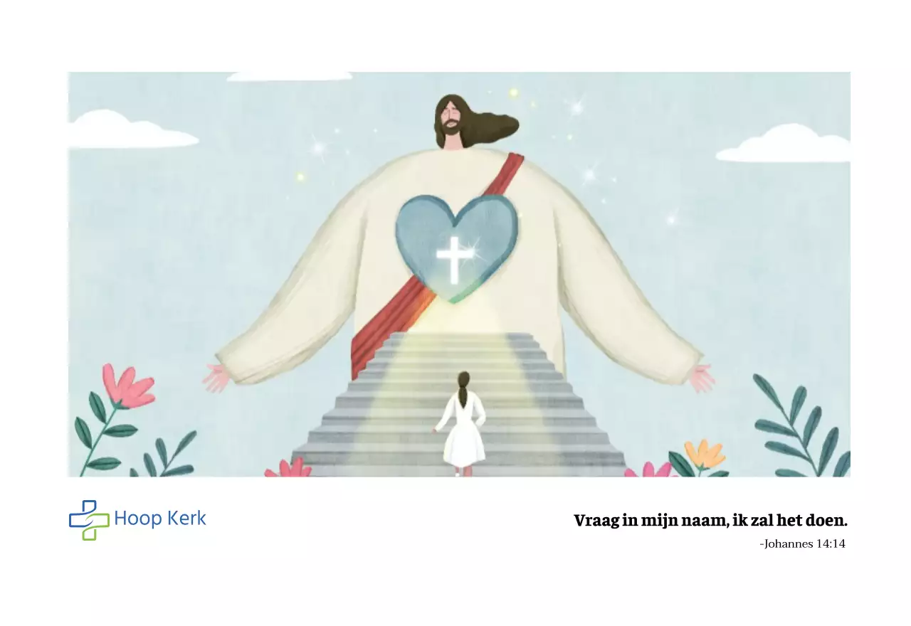 Pastel schone illustratie kerk