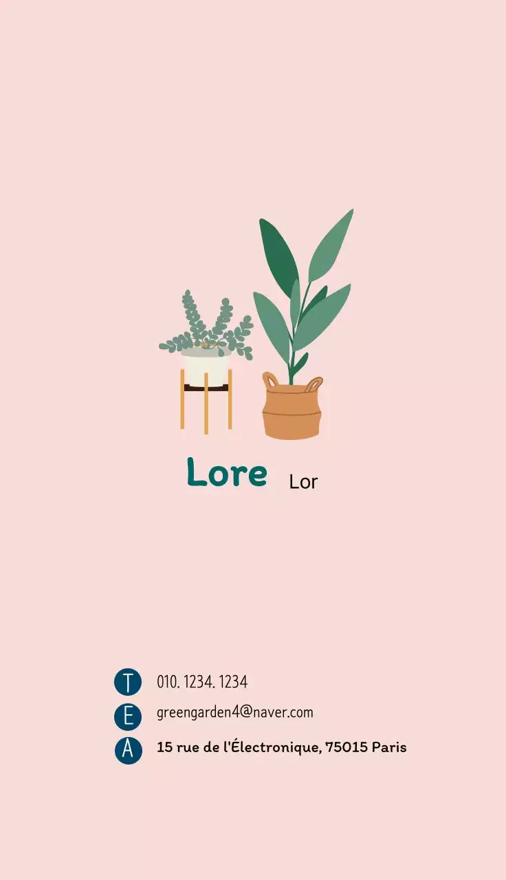 Illustration rose, intérieur propre, jardin botanique