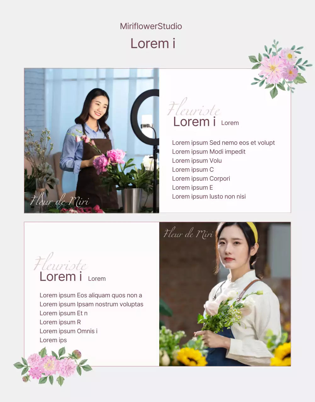 Un guide pour un luxueux cours floral d'une journée en rose.