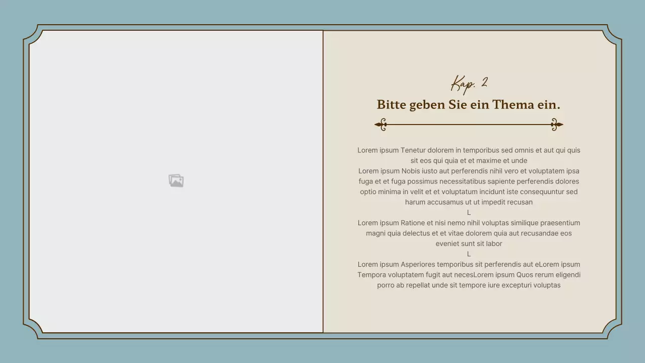 Präsentationskit für Vintage-Rahmen in Rosa und Gold