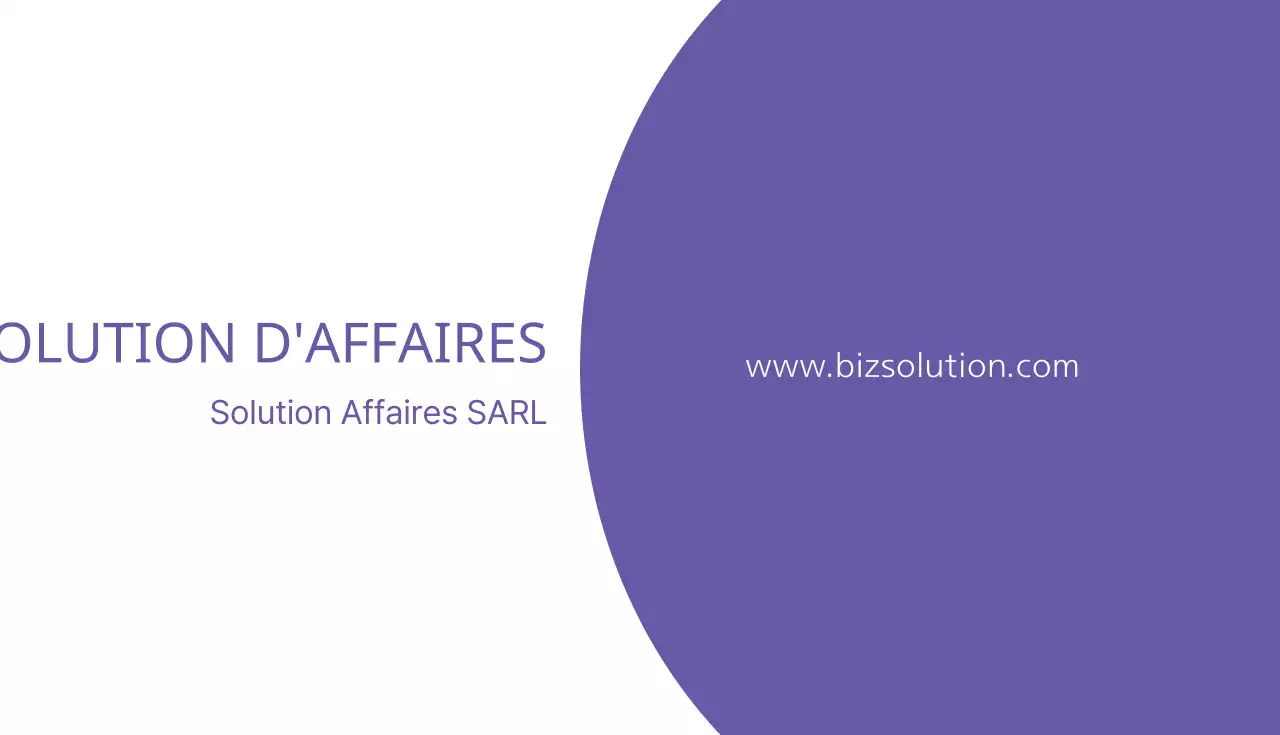 Solutions pour les entreprises