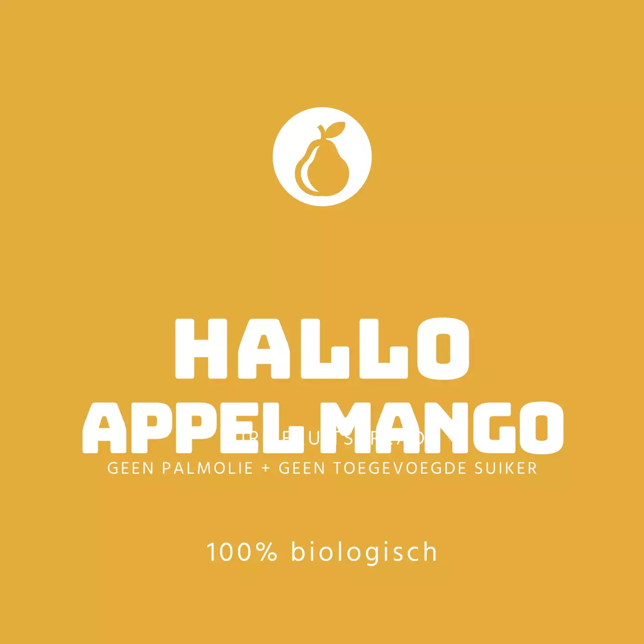 Appel Mango Jam Etiket