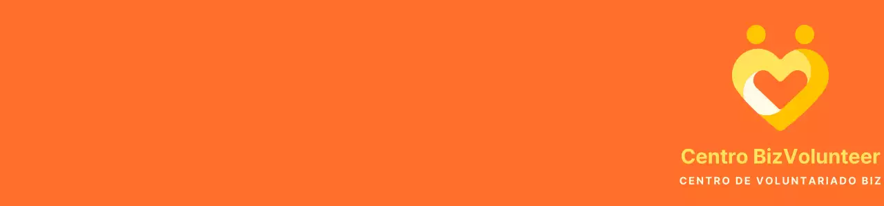 Símbolo simples em forma de coração em laranja e amarelo brilhante Organização central de divulgação