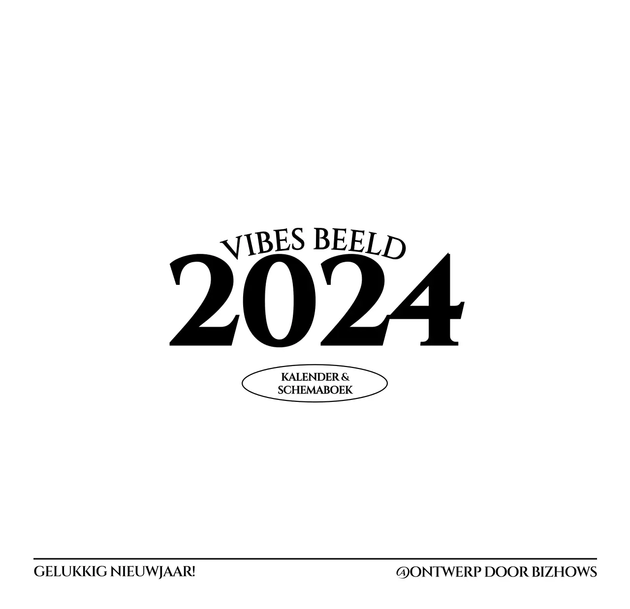 Eenvoudige stijl muurkalender met zwart-wit emotionele reisfotografie concept