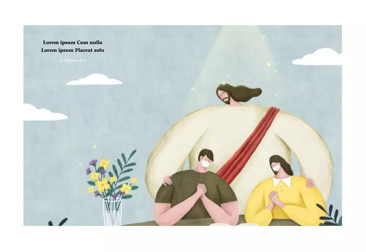 Pastell saubere Illustration Kirche