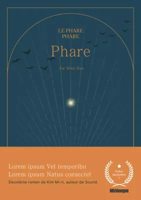 Un roman complet en turquoise et orange avec un concept de linebacker