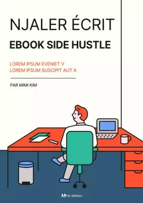 NJobber eBook side hustle avec un simple fond beige