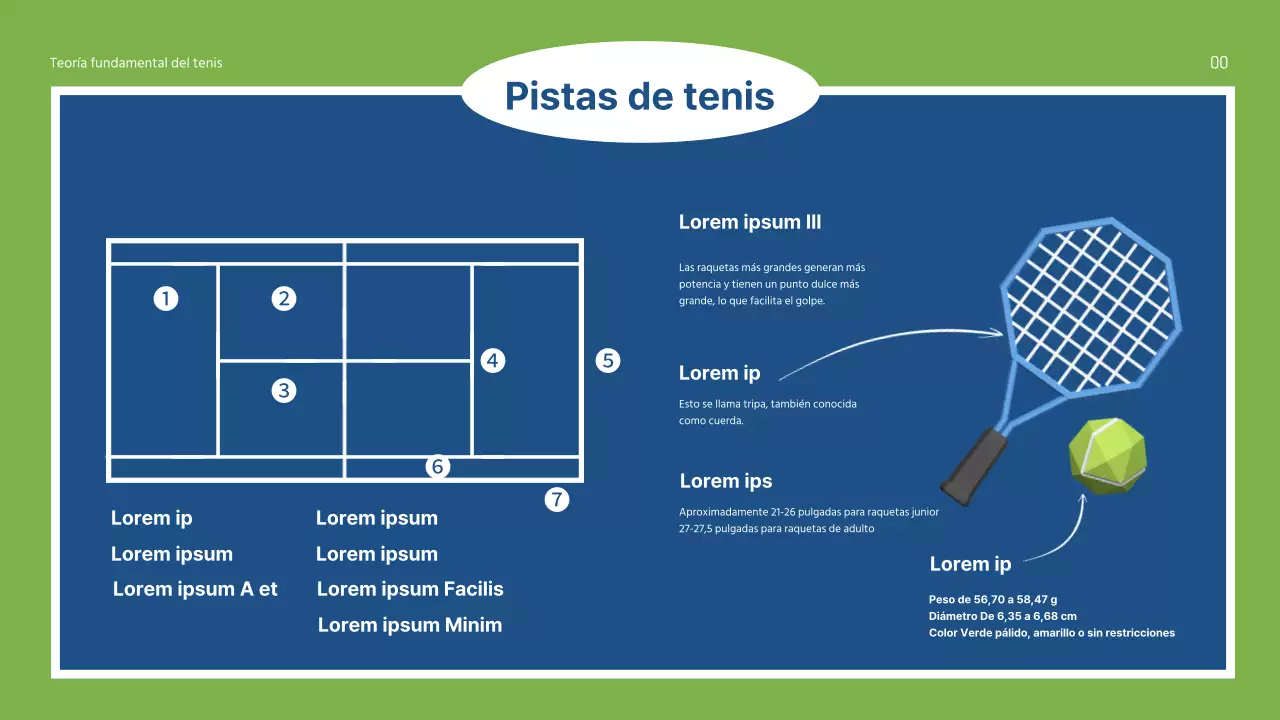Explicación de la teoría de los fundamentos del deporte verde y azul Presentación en la escuela media