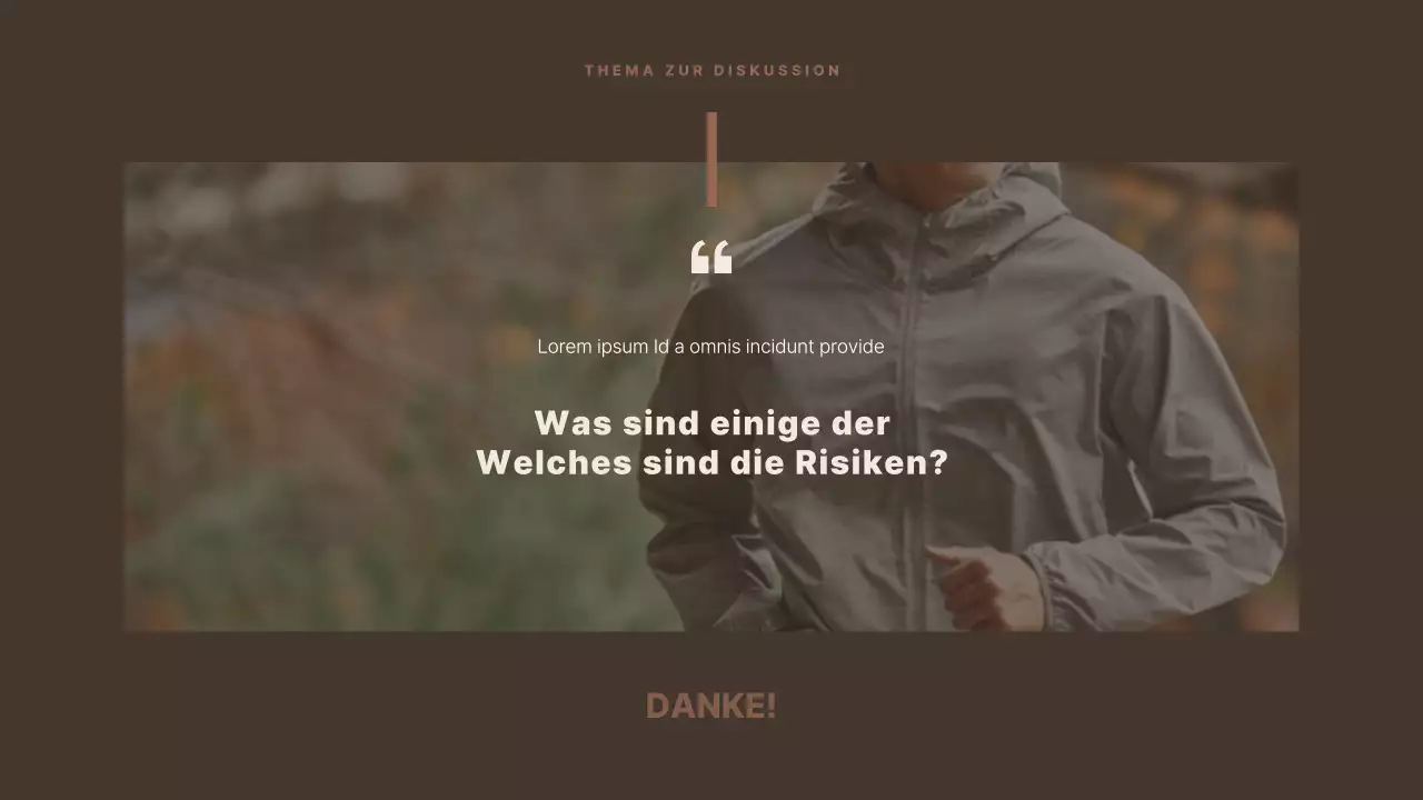 Braun und einfach für die Präsentation von Fallstudien