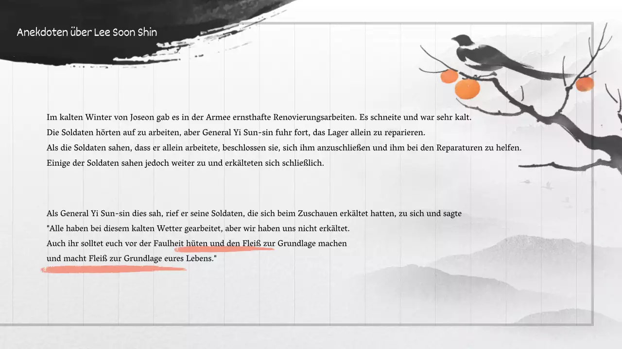 Schwarz-Weiß und Rot Klassisches Konzept Antike Tusche und Aquarell Präsentation Vorstellung der Großen des Aquarells