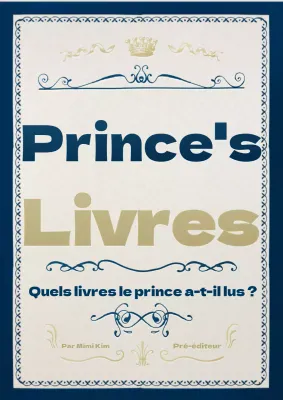 Un roman dans un style décoratif bleu et or