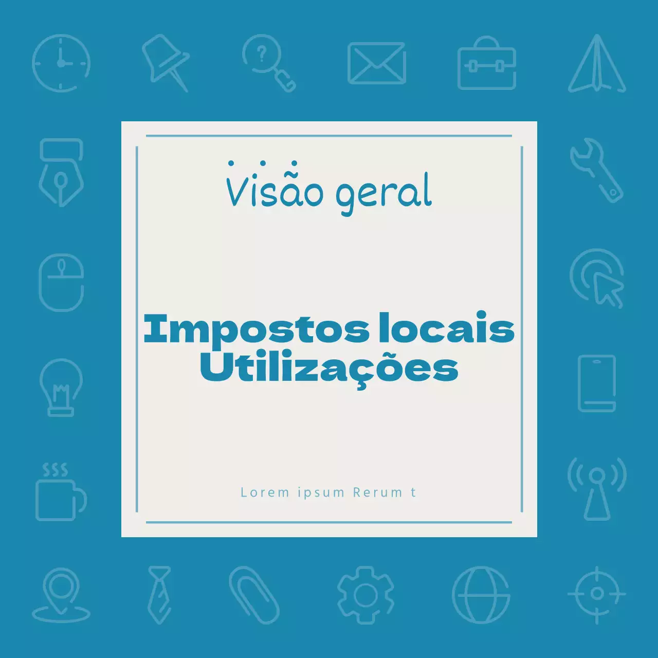 Promover um simples serviço local de contabilidade fiscal em azul e marfim