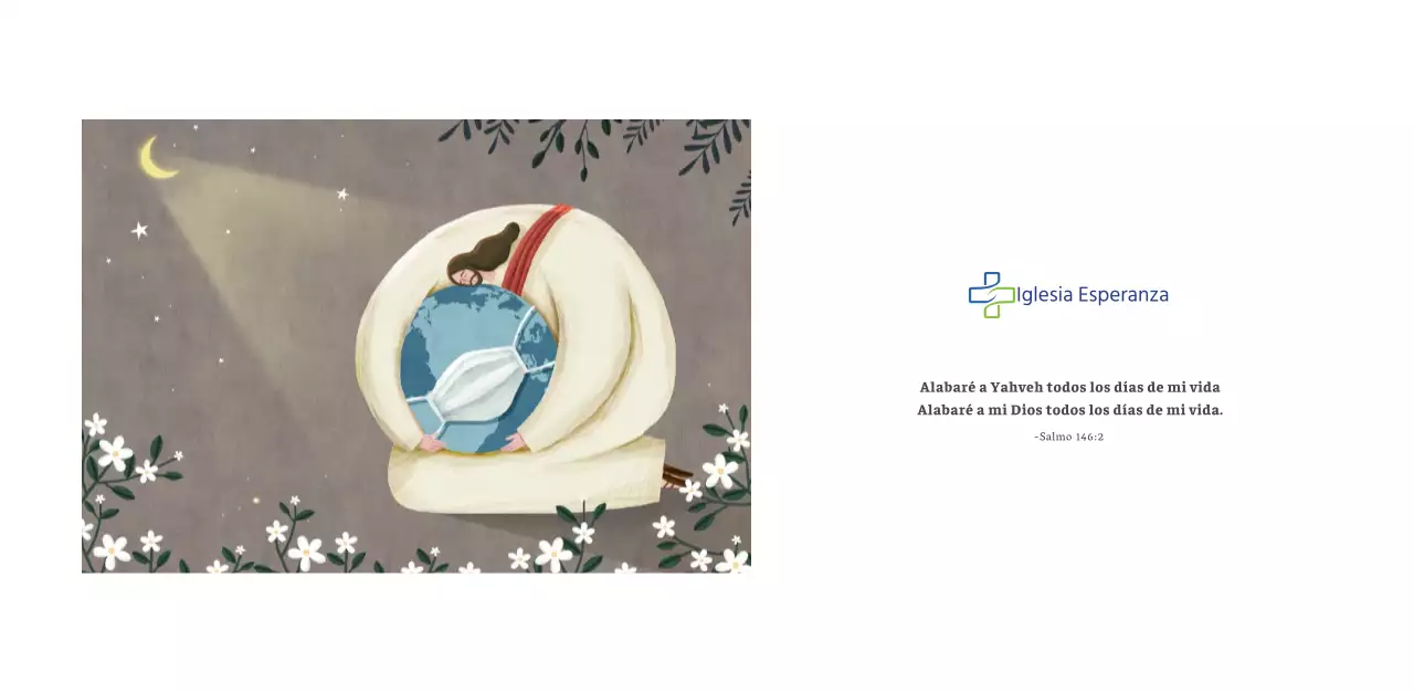 Calendario eclesiástico con cálidas ilustraciones