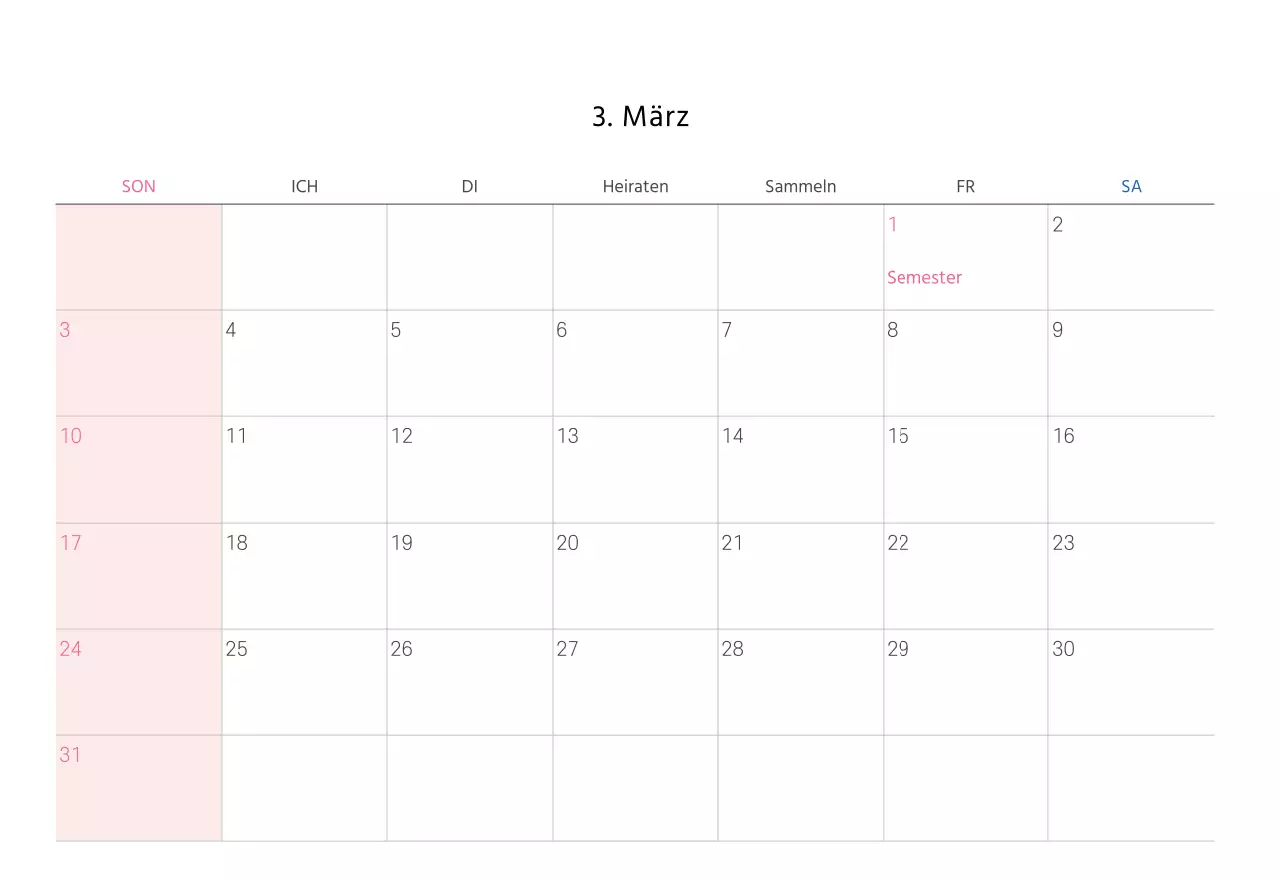 Pastell saubere Illustration Kirche