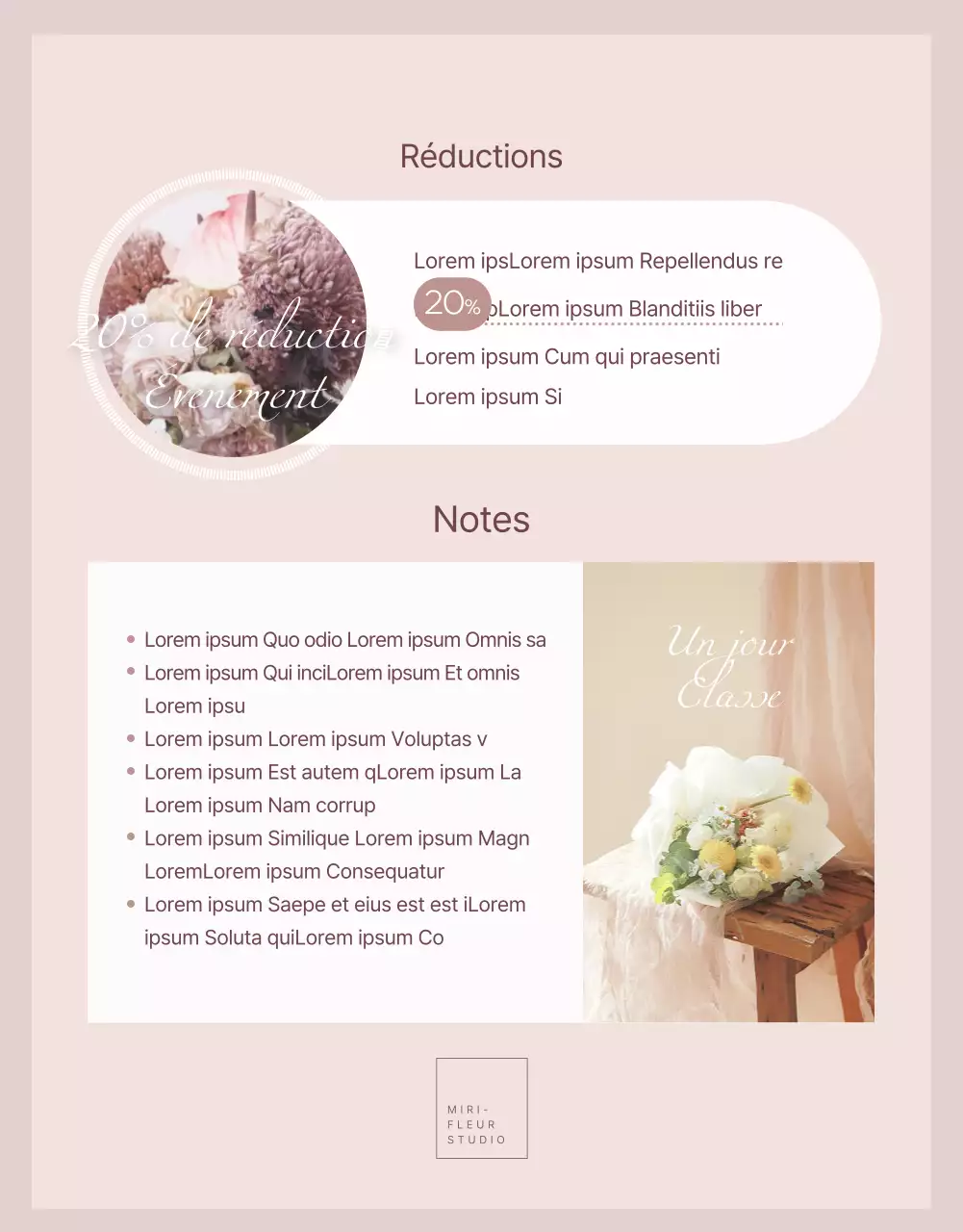 Un guide pour un luxueux cours floral d'une journée en rose.