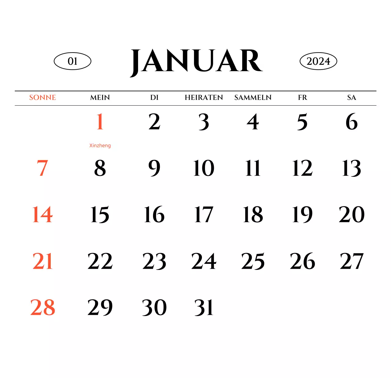 Einfacher Stil Wandkalender mit schwarz-weiß emotionalen Reisefotografie Konzept