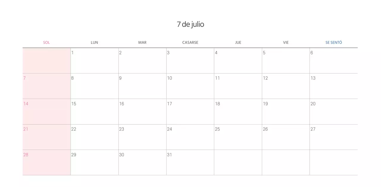 Calendario eclesiástico con cálidas ilustraciones
