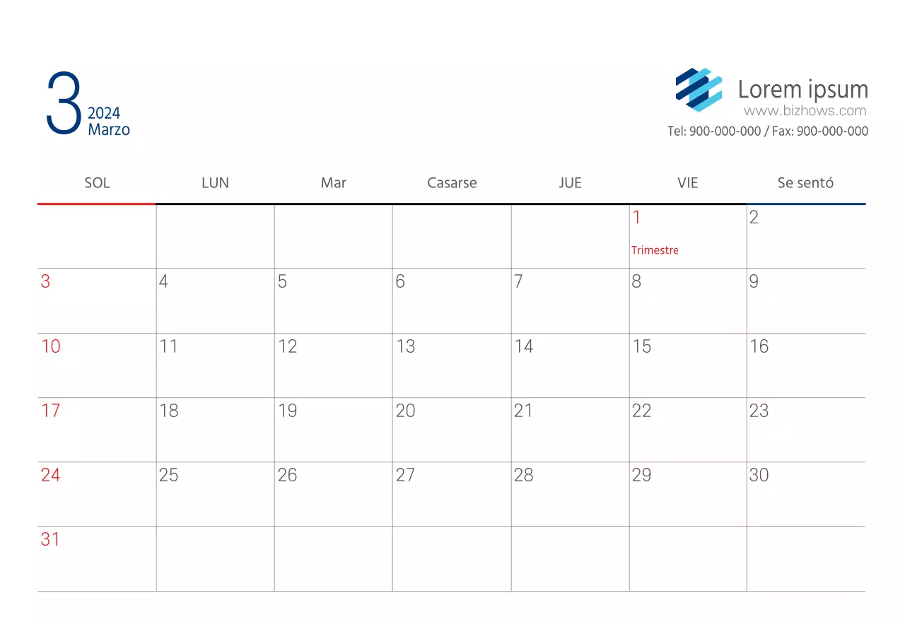 Marina Blanca Hospital Simple