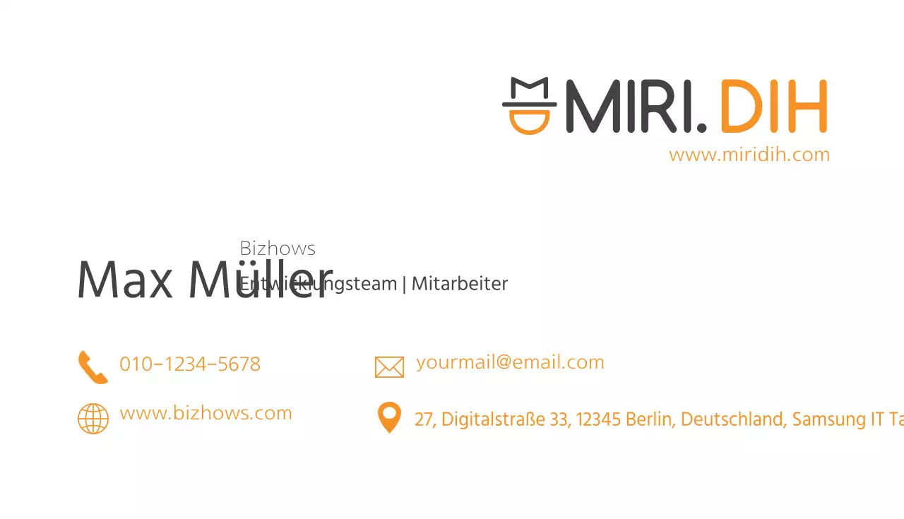 Visitenkarten für Unternehmen