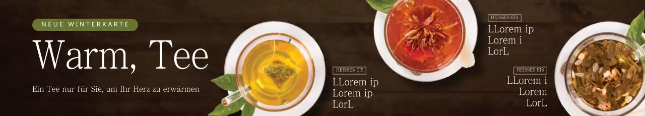 Heiße Getränke im Winter